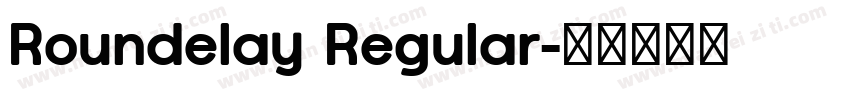 Roundelay Regular字体转换